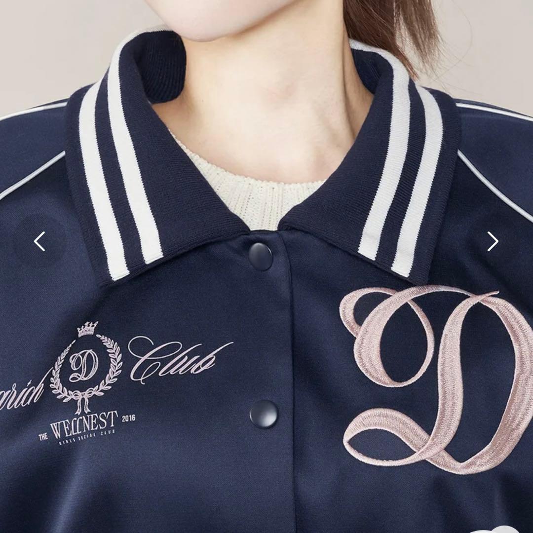 n*a様 【タグ付き】ダーリッチ Darich Clubスカジャン ネイビー