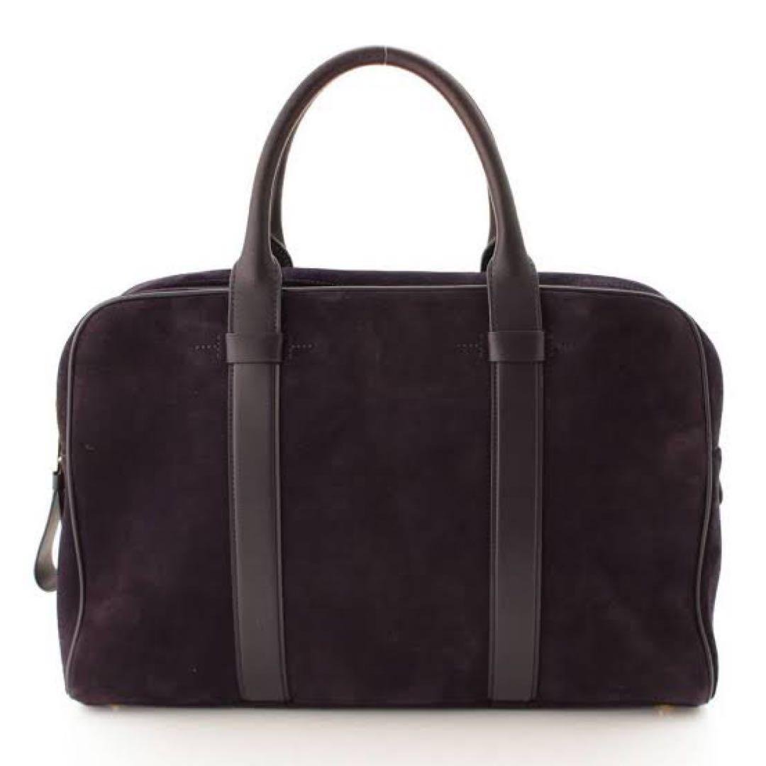 TOM FORDバックリービジネスバッグ ビッグジップ　スエード Berluti
