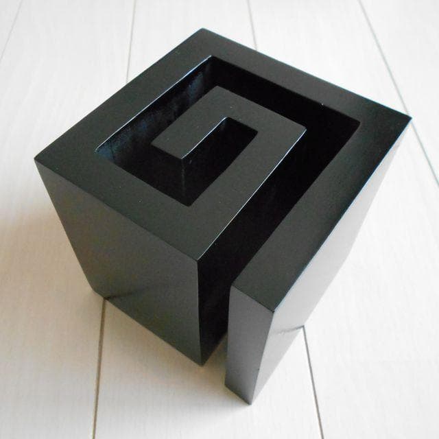 渦巻き スクエア 飾り台 ２個セット♪ 台 モダン 和モダン スパ バリスパ