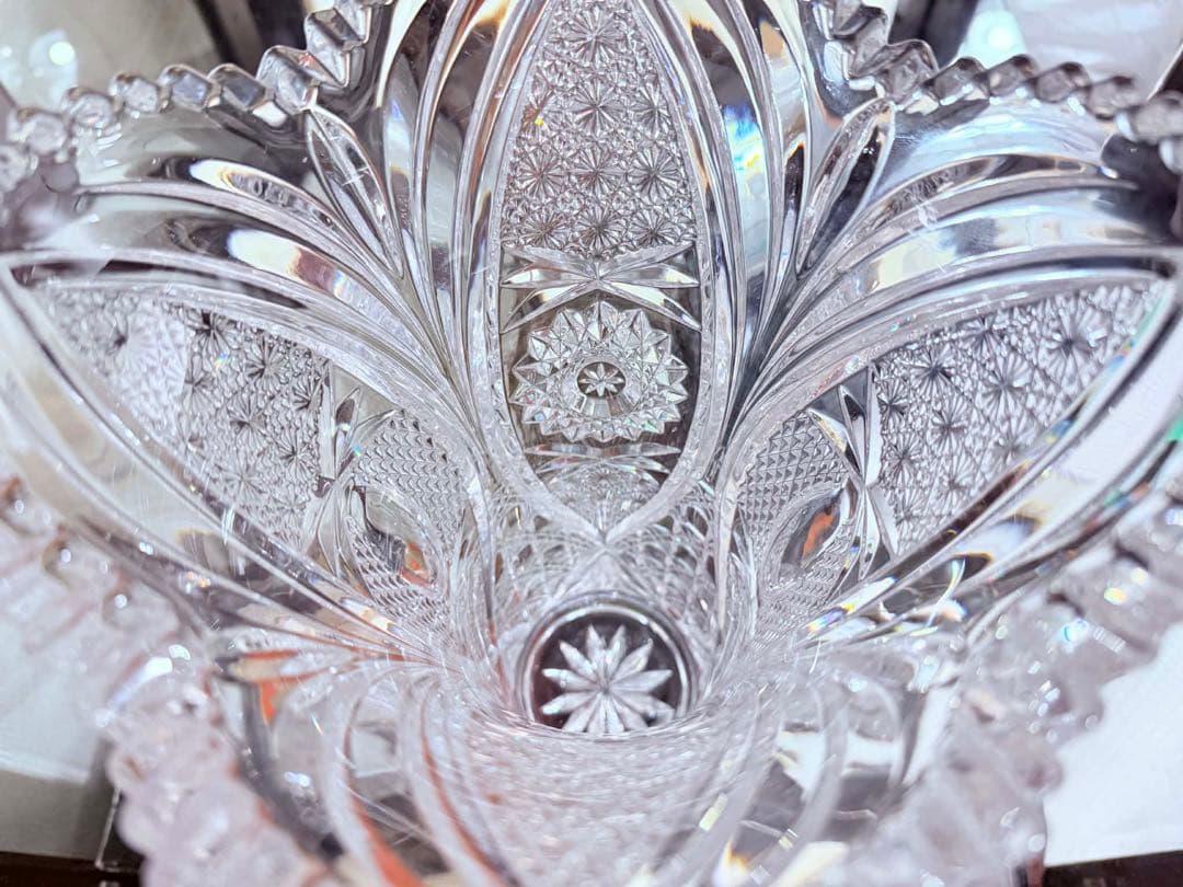 KAMEI クリスタル 24%花瓶 Japan.