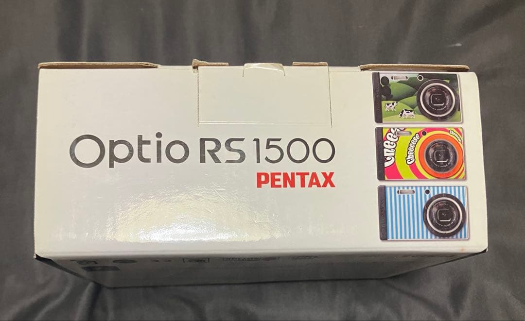 PENTAX Optio RS1500 パールホワイト フルセット 動作確認済み