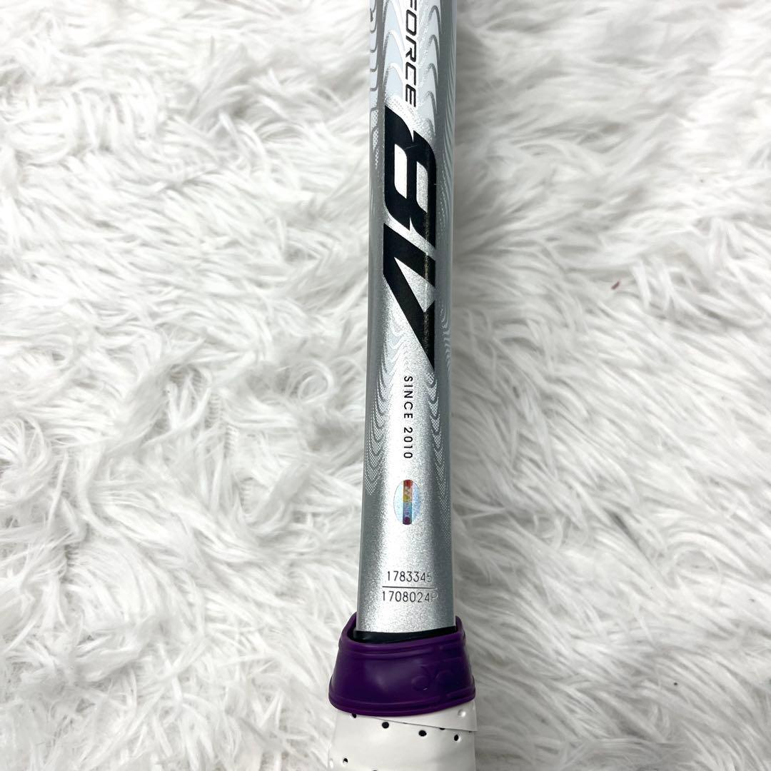 【良品】ヨネックス ナノフォース8v REV SL2 ソフトテニス 前衛用　白