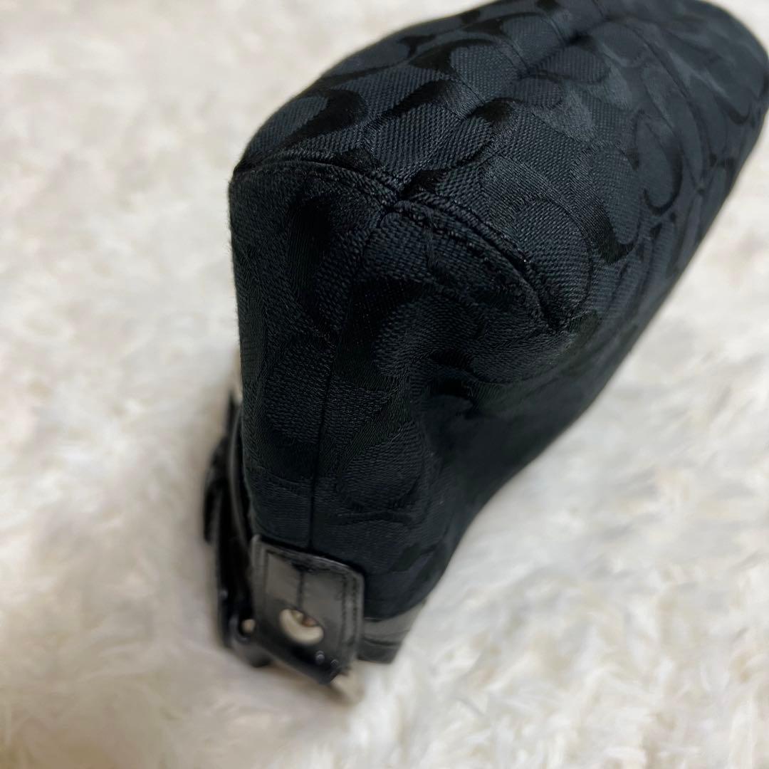 COACH コーチ ワンショルダーバッグ ハンドバッグ シグネチャー ブラック
