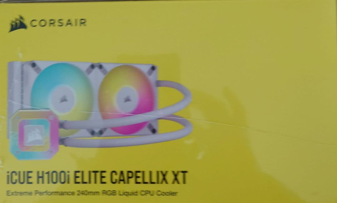 未開封iCUE H100i ELITE CAPELLIX XT 240mm冷却