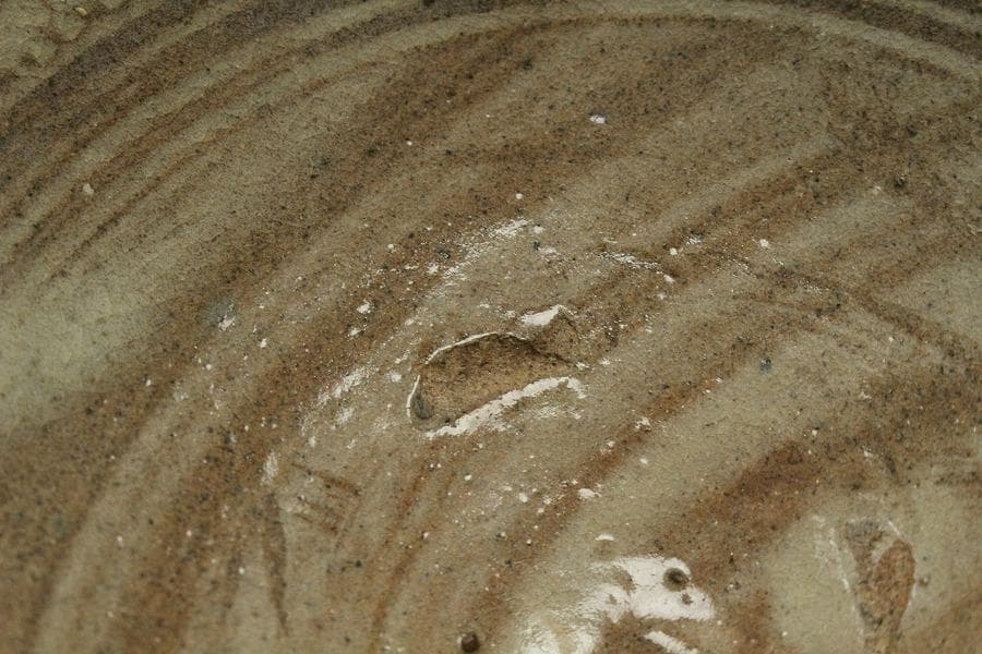 古美術 李朝 高麗 三嶋 茶碗(K-A638)