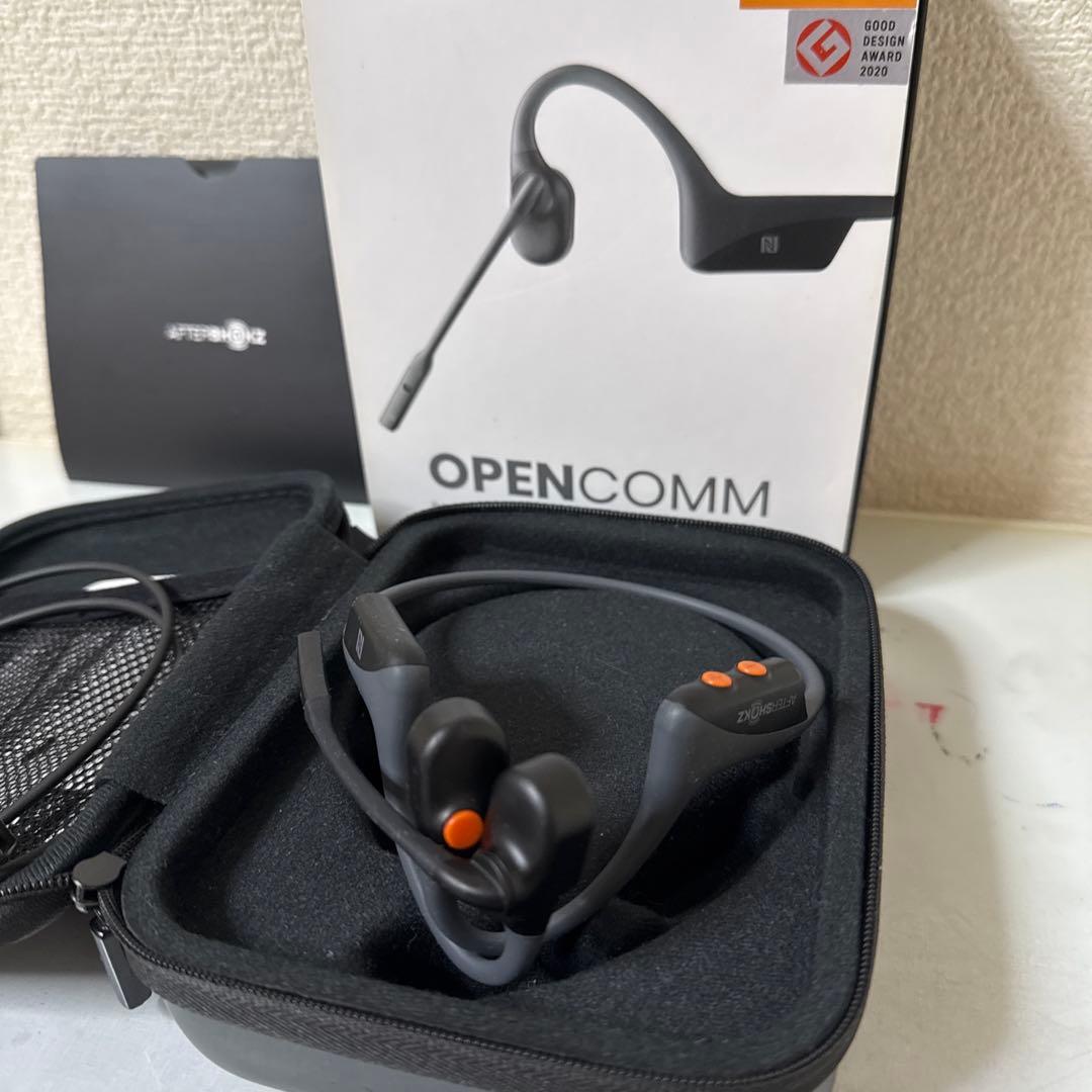 値下げSale中　 OPENCOMM 骨伝導無線bluetooth ヘッドセット