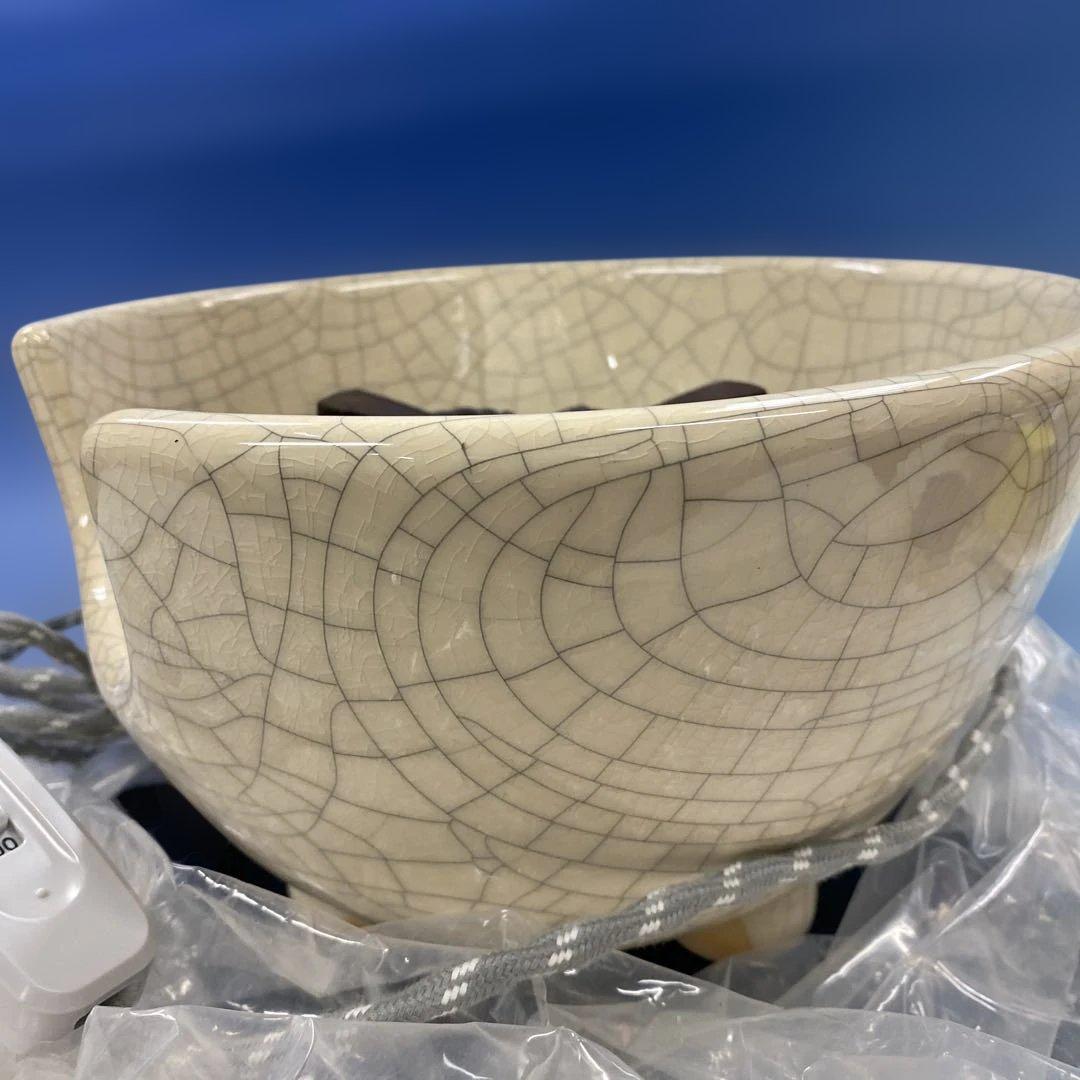 野々田式 風炉型 電熱器　白さつま F412