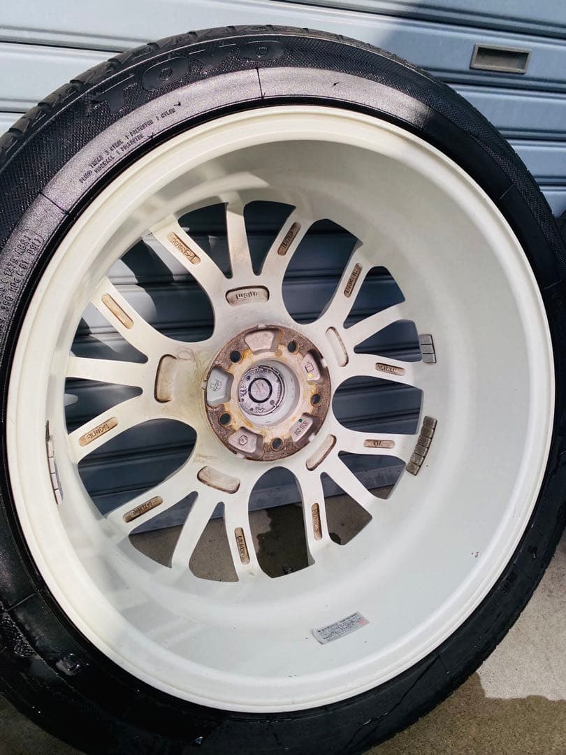 ちゃーちゃん 専用　18インチ　レオニスLV ホワイト&ポリッシュ