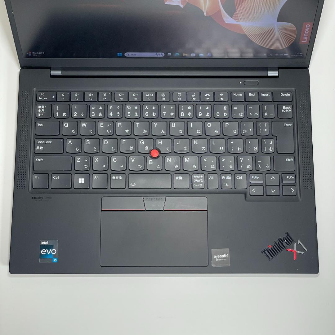 第12世代i5 ThinkPad X1 Carbon Gen10 バッテリー◎