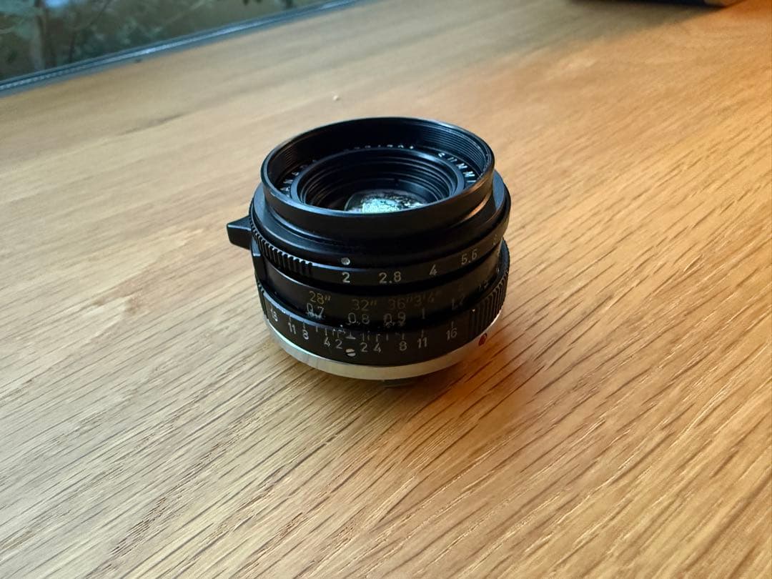 [美品]ライカ ズミクロン M35mm f2 6枚玉