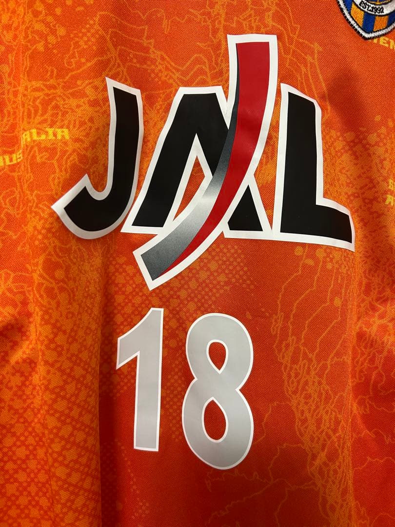 【実使用】清水エスパルス 18番 韓国代表　チョジェジン　XO