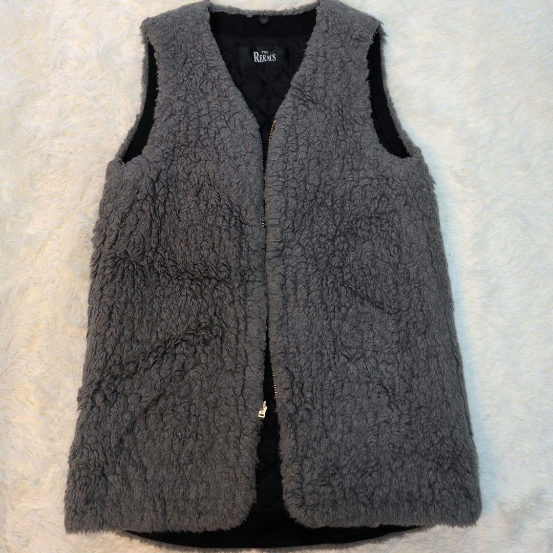 【美品】【THE RERACS】ボアライナー付き モッズコート　サイズ38