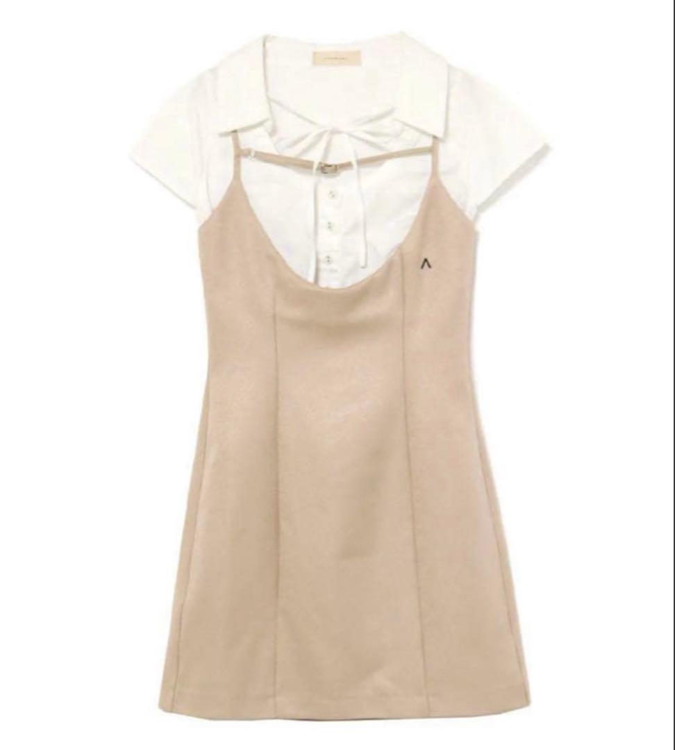 ワンピース ANDMARY Betty layered dress