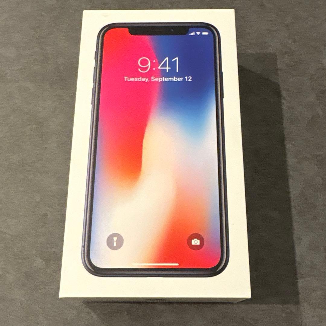 Apple iPhone X スペースグレイ　本体