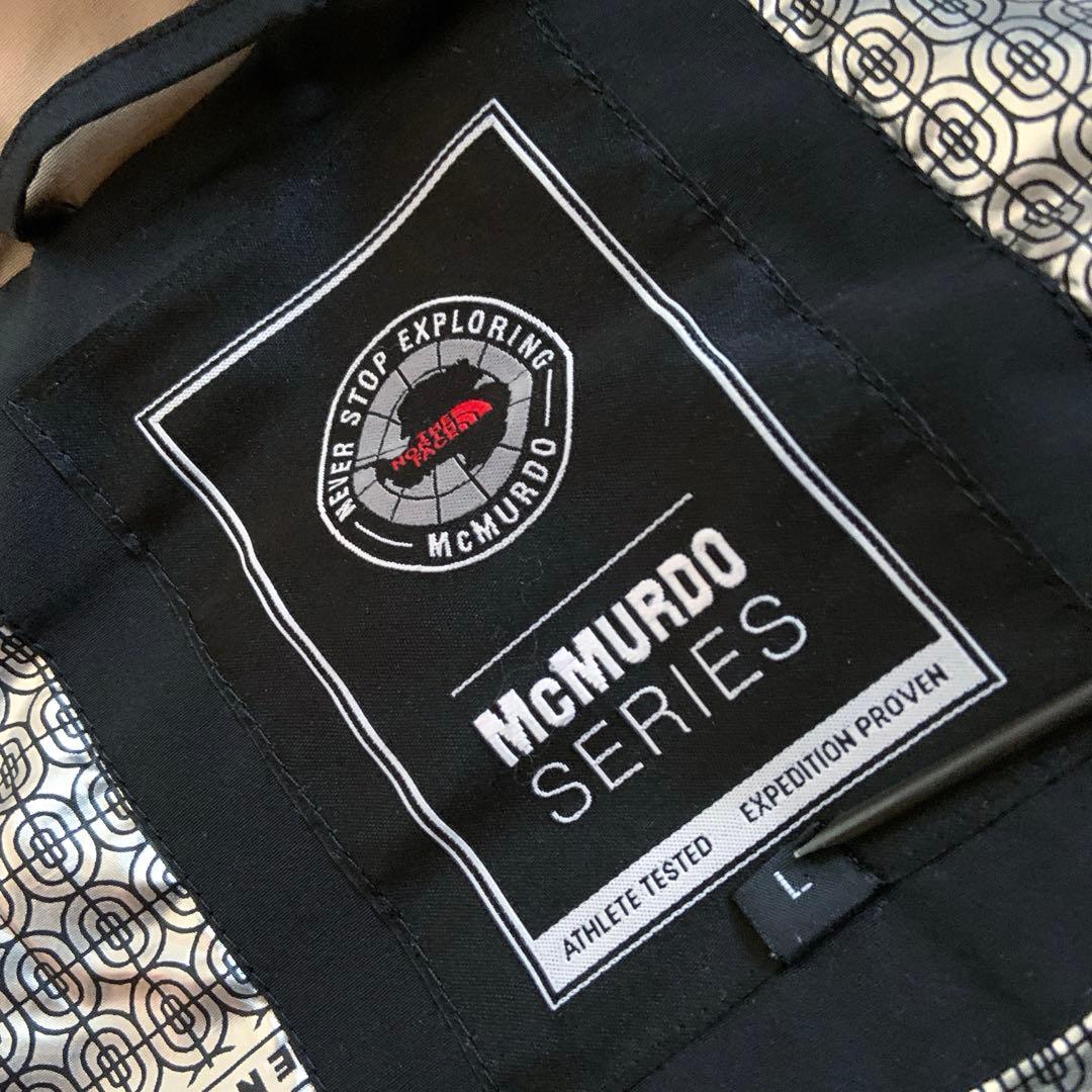 LノースフェイスVXベージュマクマードダウンジャケットパーカーファー付