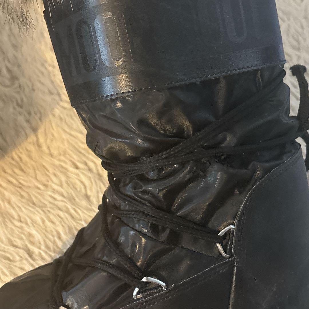 ♡美品♡ MOON BOOT TECNICA テクニカ　ムーン　ファー　ブラック