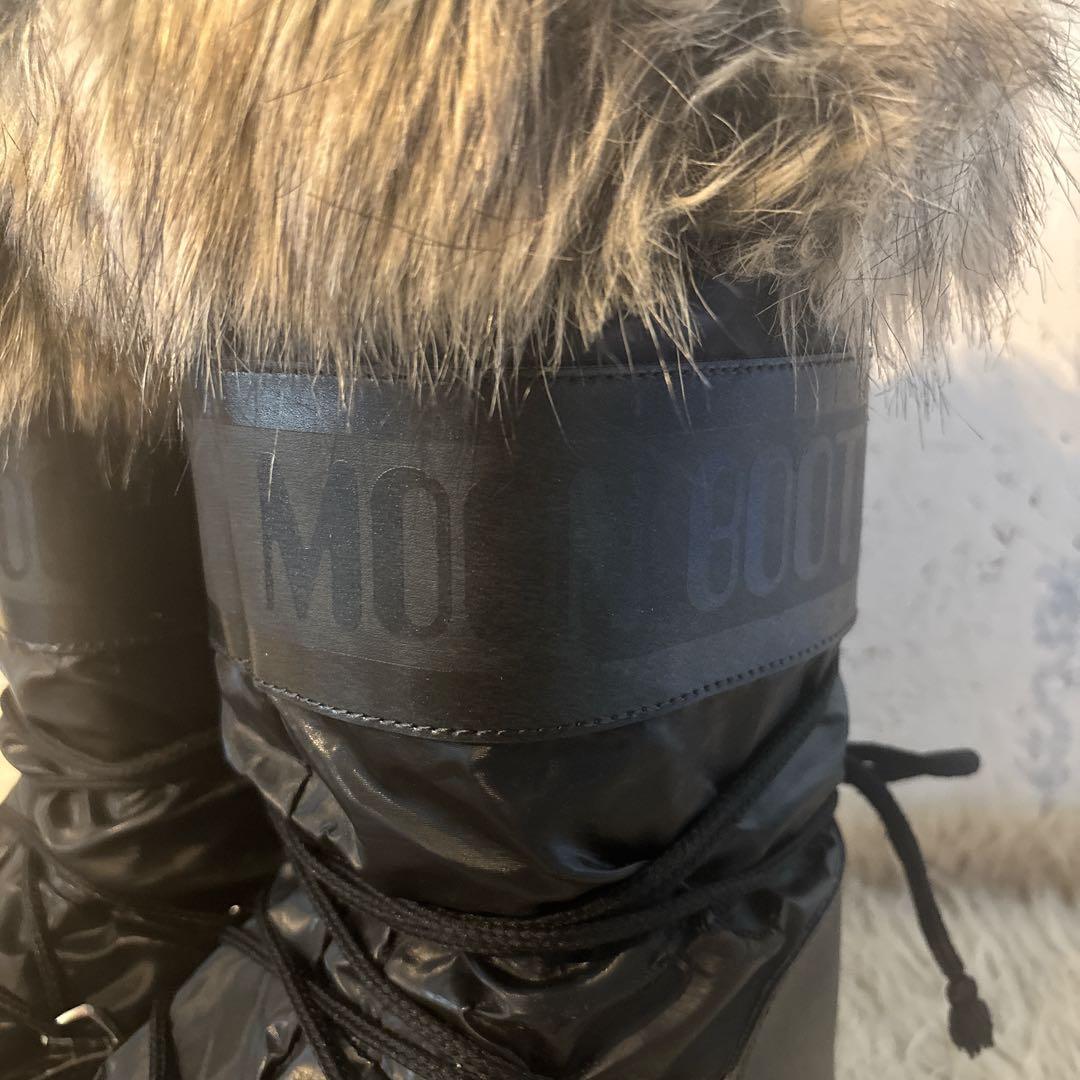 ♡美品♡ MOON BOOT TECNICA テクニカ　ムーン　ファー　ブラック