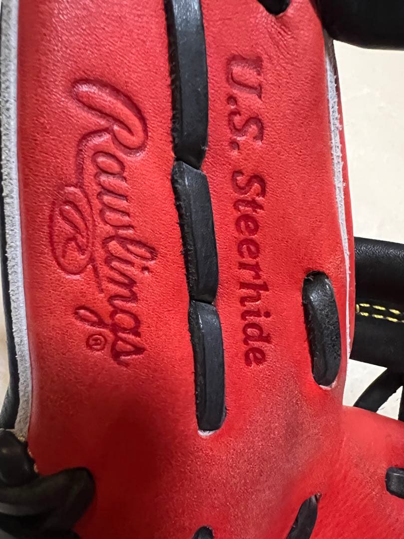 ローリングス 硬式用 グローブHOH R2G 内野手用 赤 レッド