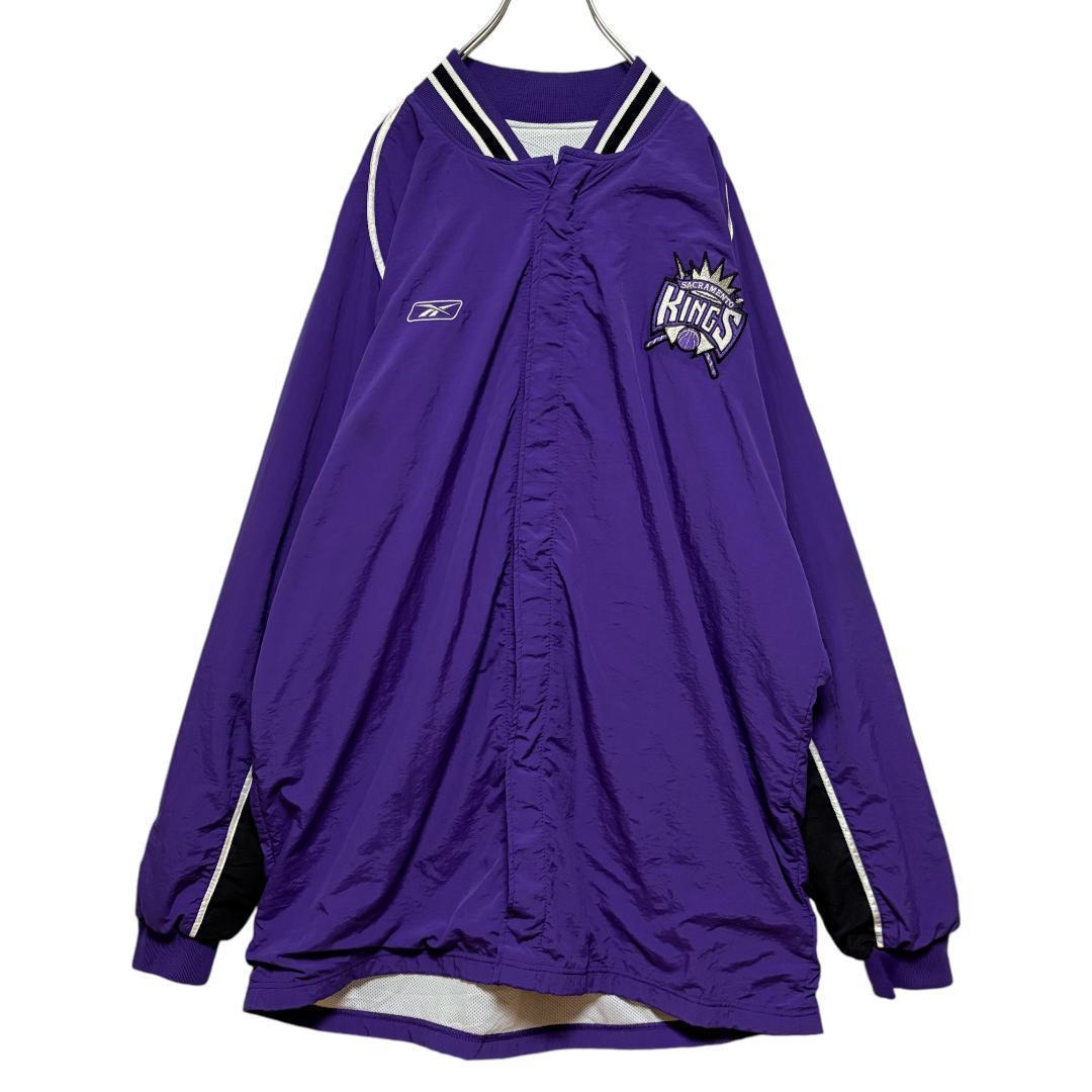 90s USA製 NBAキングス ウォーミングアップウェア パープル2XL