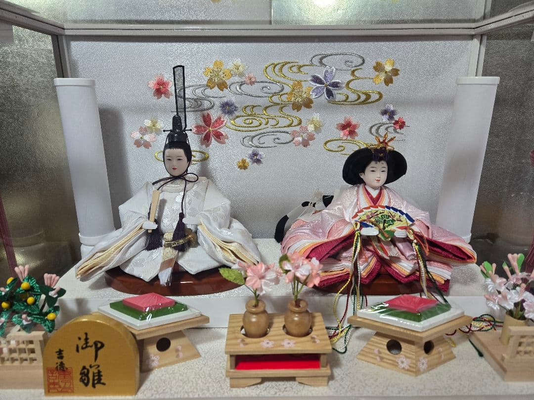 【一点限り】雛人形 ケース飾り　K50