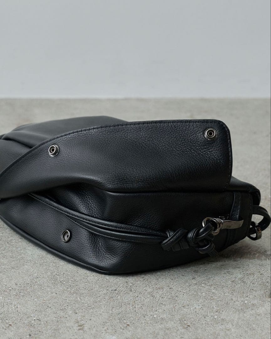 【新品】crewre マルチウェイソフトレザーバッグ black