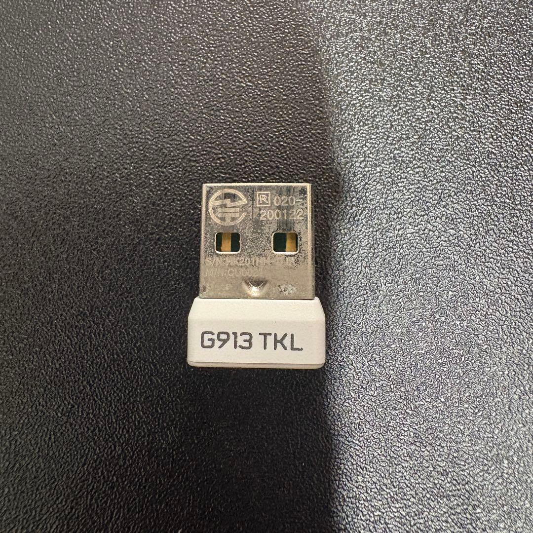 Logicool G913 TKL 白 ゲーミングキーボード 茶軸 タクタイル