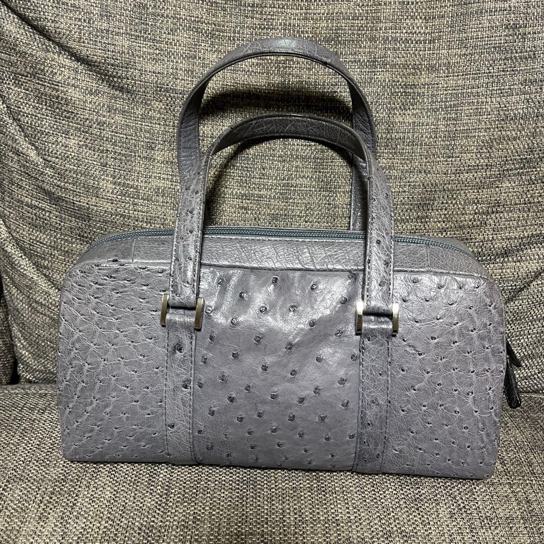 JRA オーストリッチ クラインカルー ハンドバッグ 3点セット