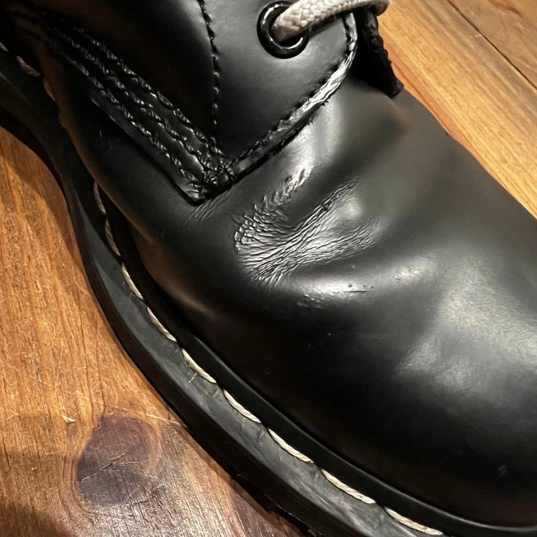 ドクターマーチン　UK7 us8 ホワイトステッチ　白ステッチ