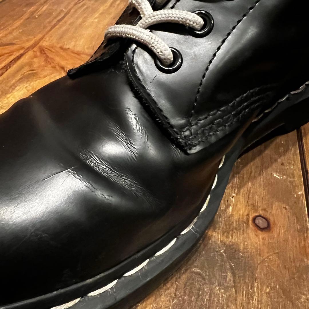 ドクターマーチン　UK7 us8 ホワイトステッチ　白ステッチ