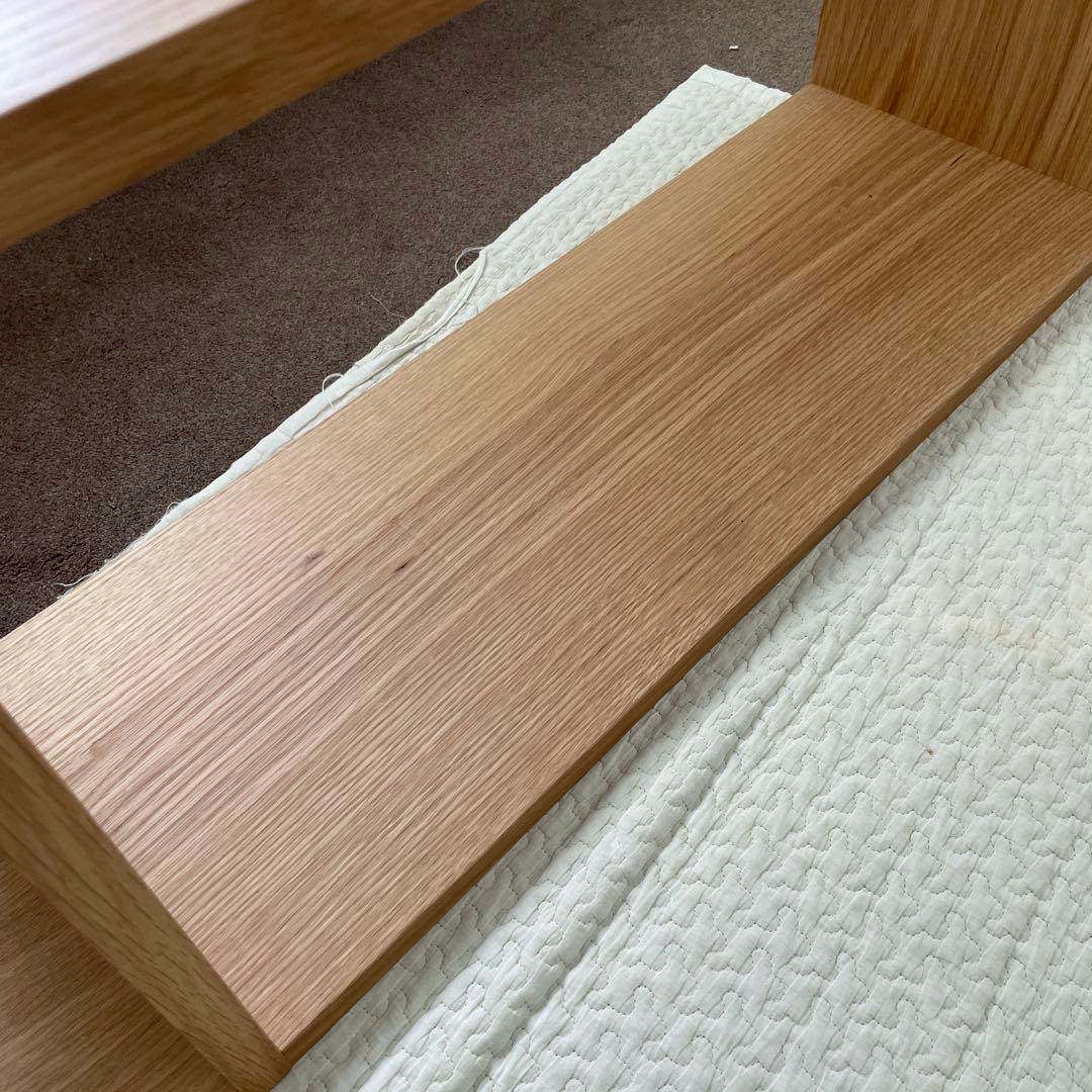 無印良品　スタッキングシェルフ2段×3列 オーク材〈美品〉