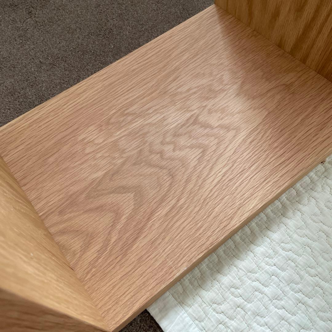 無印良品　スタッキングシェルフ2段×3列 オーク材〈美品〉