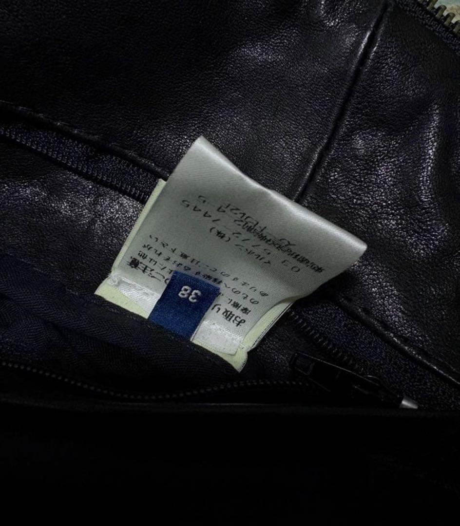 00s archive leather jacket y2k grunge 平成