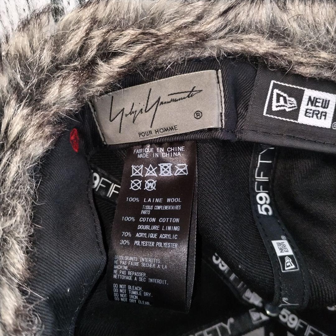 a61【入手困難】ヨウジヤマモト♤ニューエラー　ファー付きキャプ　最高デザイン