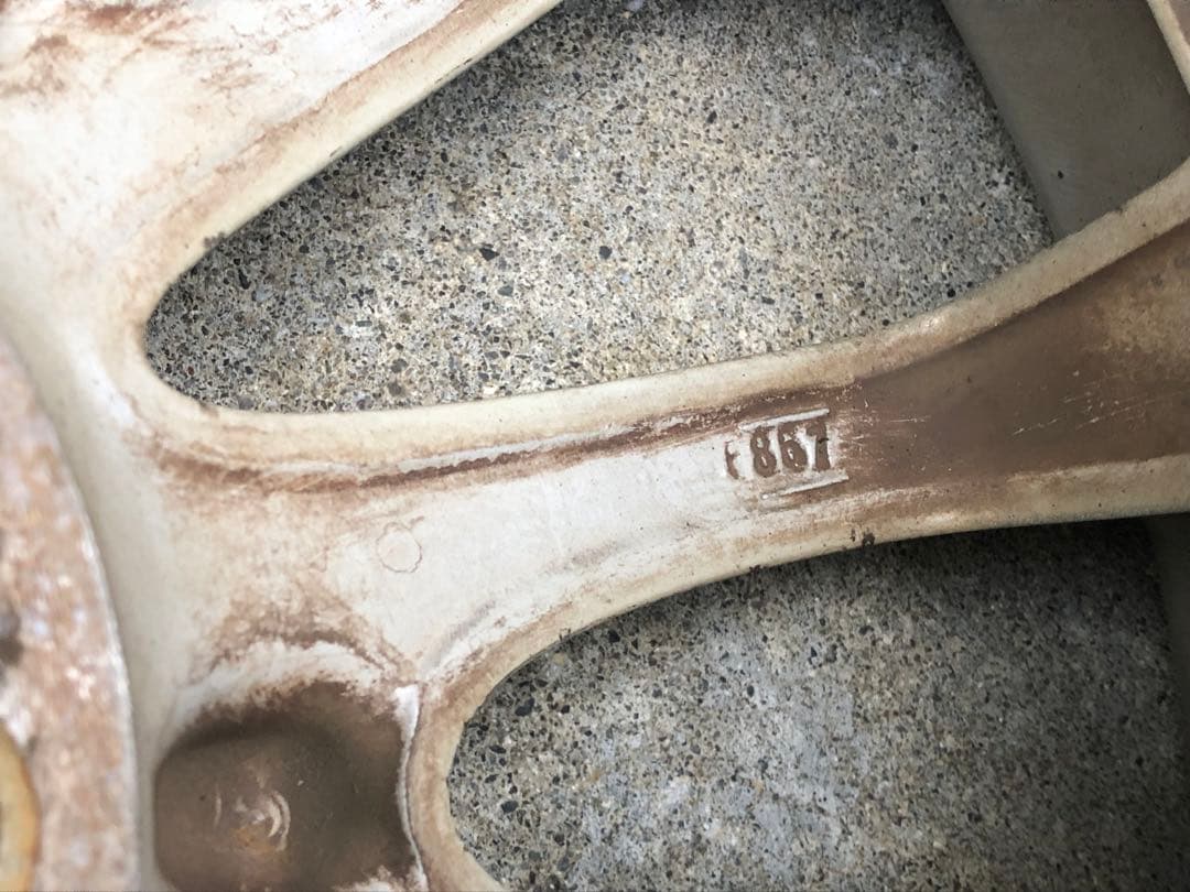 ボルボ純正7.5J×17×45 215/50R17アイスナビ6付ホイールセット