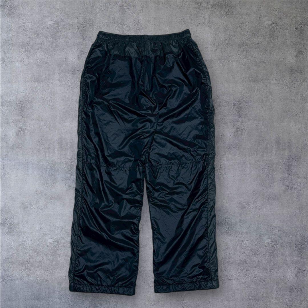 00s NIKE ナイキ セットアップ 大きいサイズ ナイロン 金刺繍 黒 XL