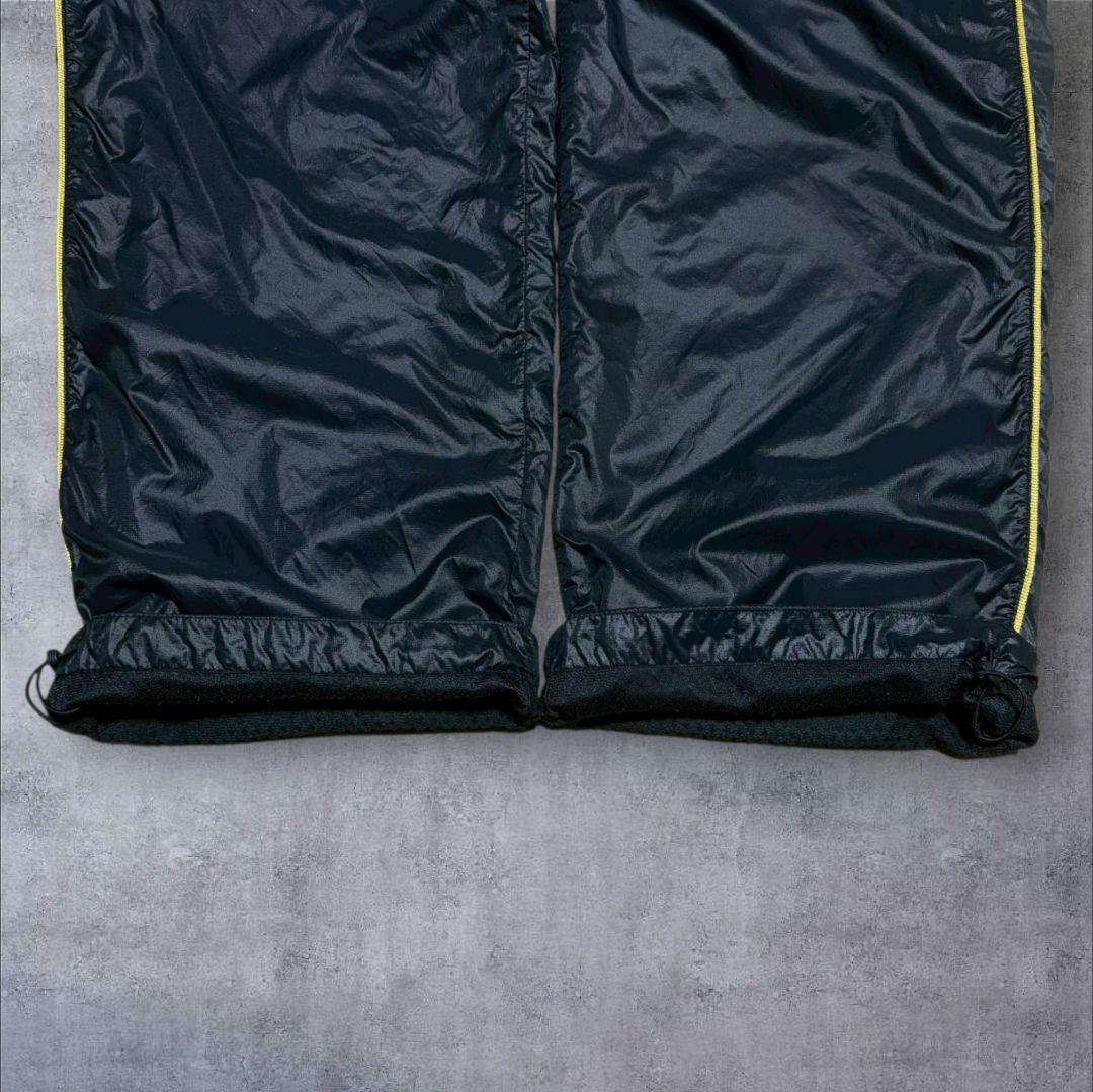 00s NIKE ナイキ セットアップ 大きいサイズ ナイロン 金刺繍 黒 XL