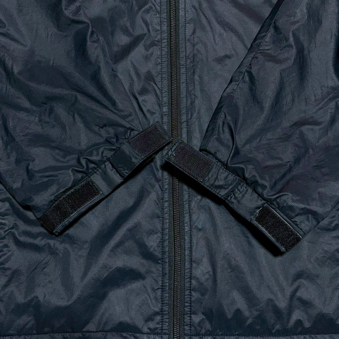 00s NIKE ナイキ セットアップ 大きいサイズ ナイロン 金刺繍 黒 XL