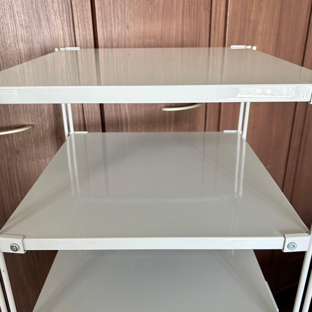 ま*ー様 無印良品　スチールユニット（帆布）バスケットセット シェルフ　グレー
