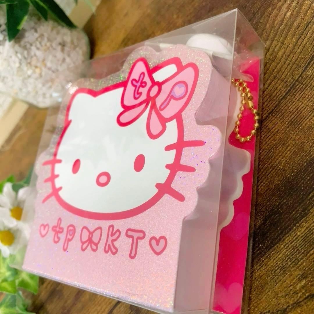 【新品】激レア　2005 tinkpink コラボ　キティ　マスコット付き　メモ