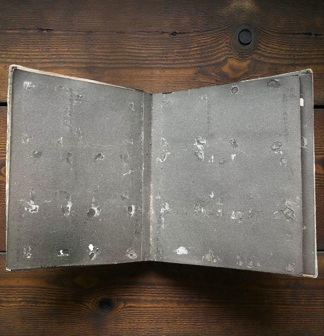 希少 1950年代 熊マスクと北海道アイヌ文様 写真アルバム　ゴールデンカムイ