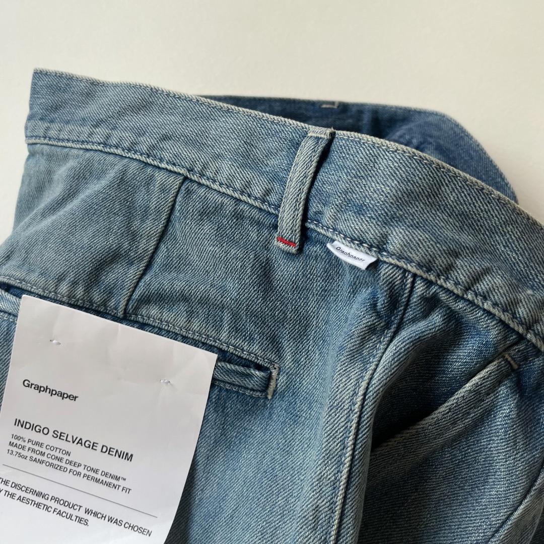 パンツ 25AW Graphpaper Denim Two Tuck Tapered