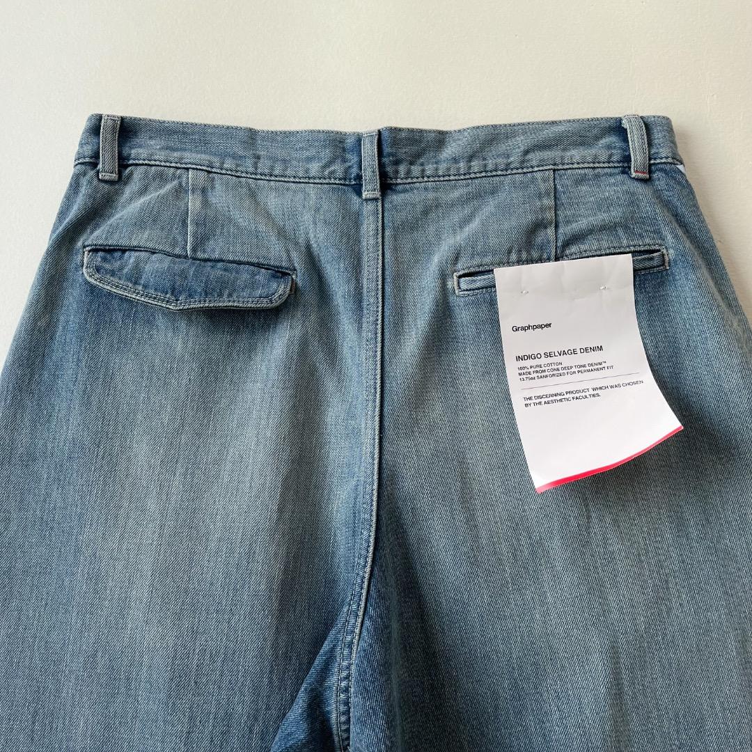 パンツ 25AW Graphpaper Denim Two Tuck Tapered
