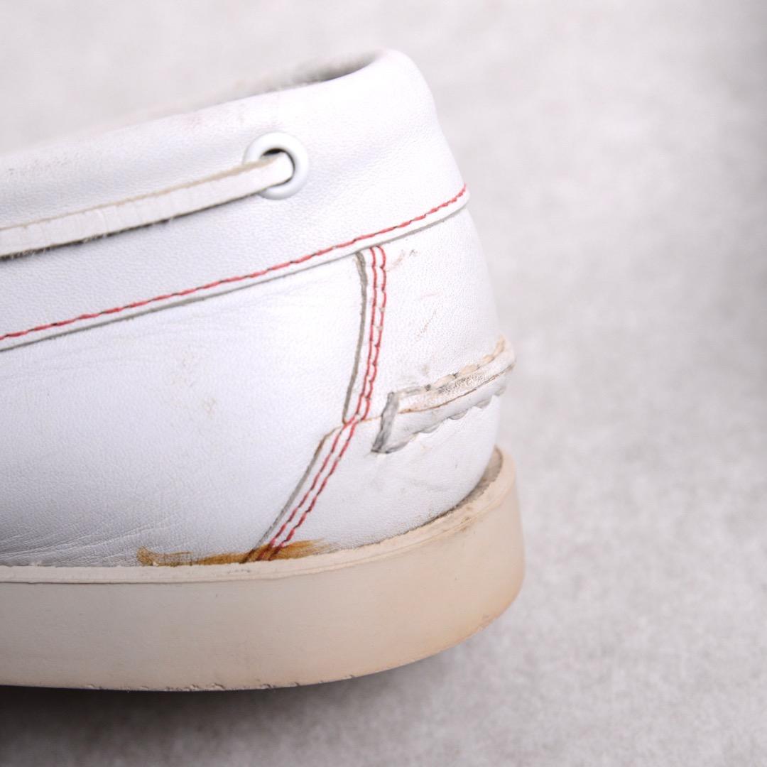 【ビームス別注】メンズ パラブーツ バース マリン デッキシューズ 白 ホワイト