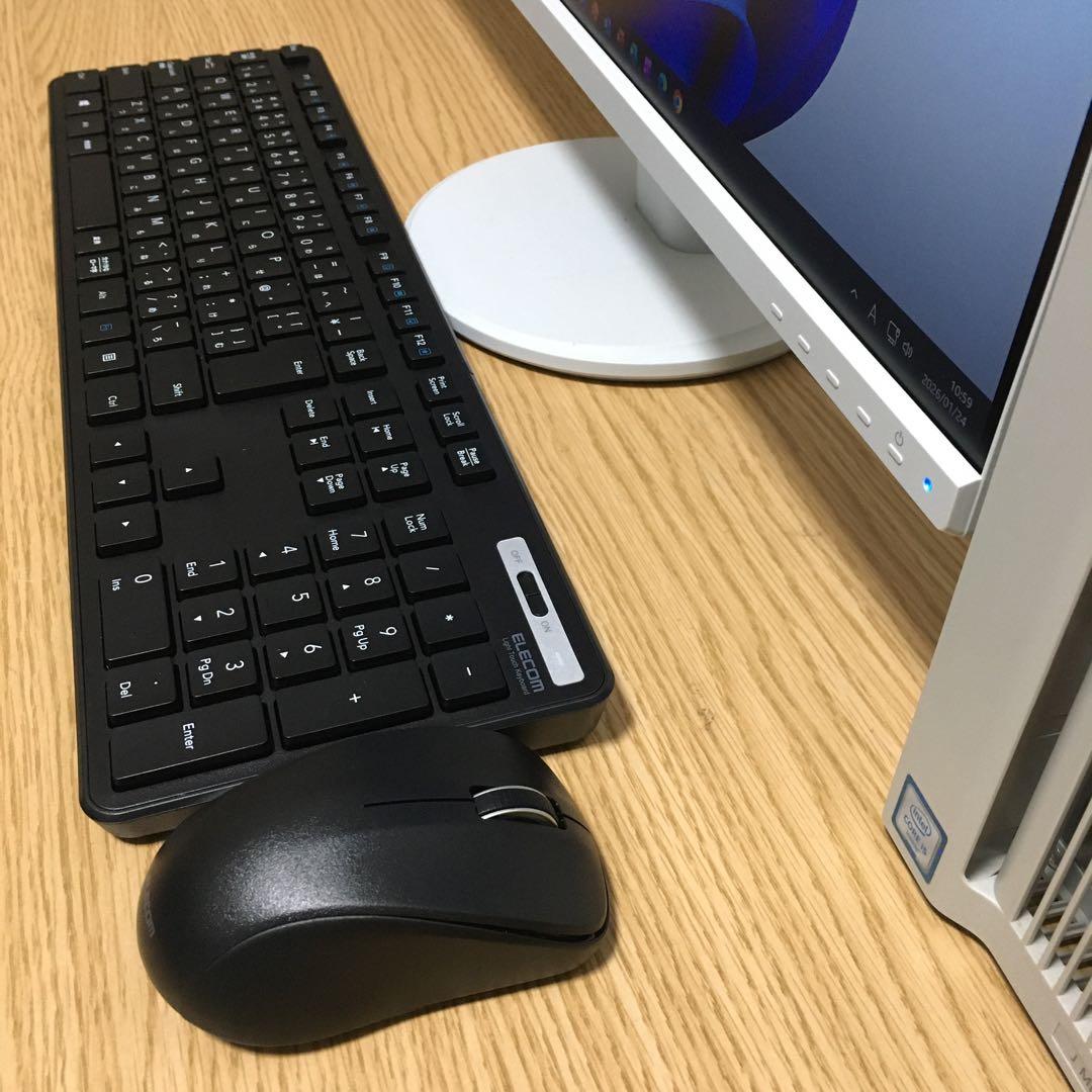 フルセット NEC Win11 強力i5 8Gメモリ SSD&HDD 23.8'