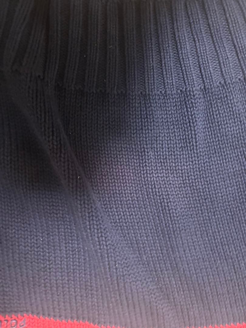 90s Ralph Lauren 星条旗 ハンドニット コットンセーター L