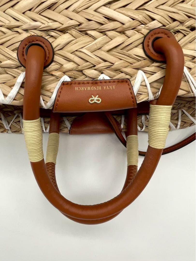 美品 アニヤハインドマーチ ANYA HINDMARCH かごバッグ