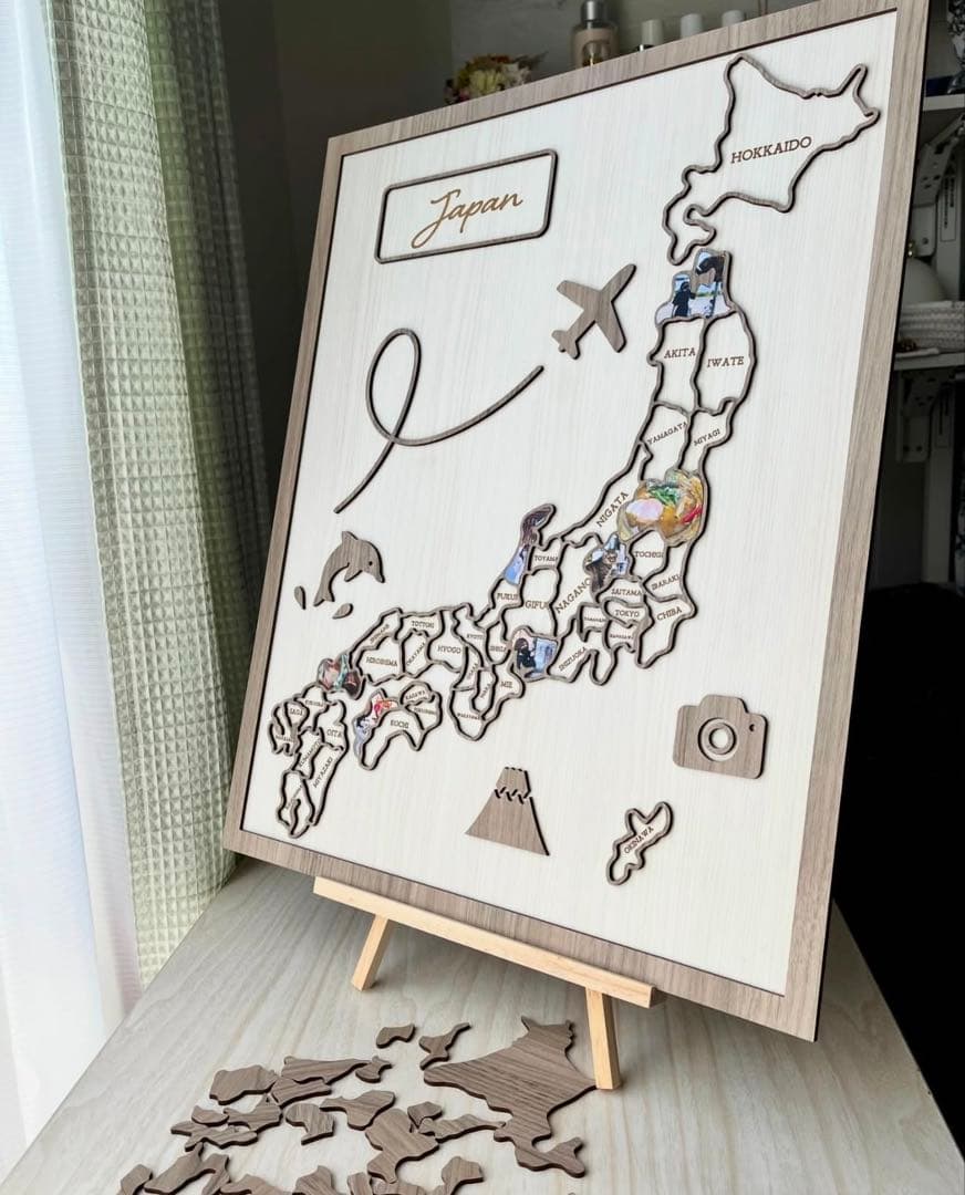 くらしなごやか トラベラーマップ 日本パズル