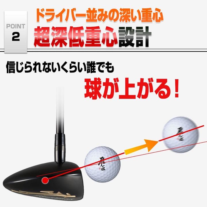 【新発売】☆USTマミヤ仕様 適合高反発加工FW! マキシマックス ブラック2