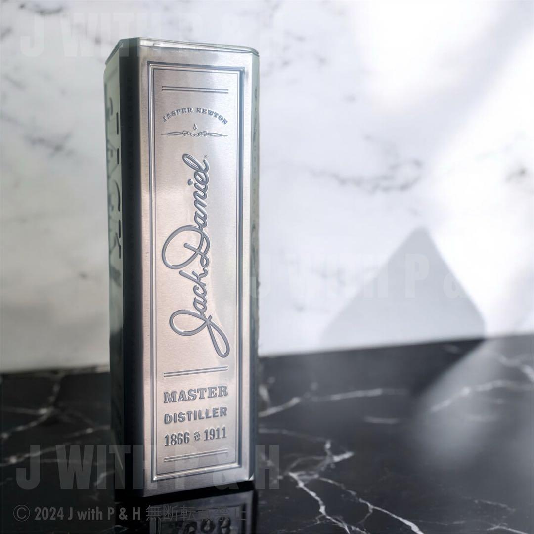 ジャックダニエル ウイスキー 1リットル 缶 入り メタルボックス入り