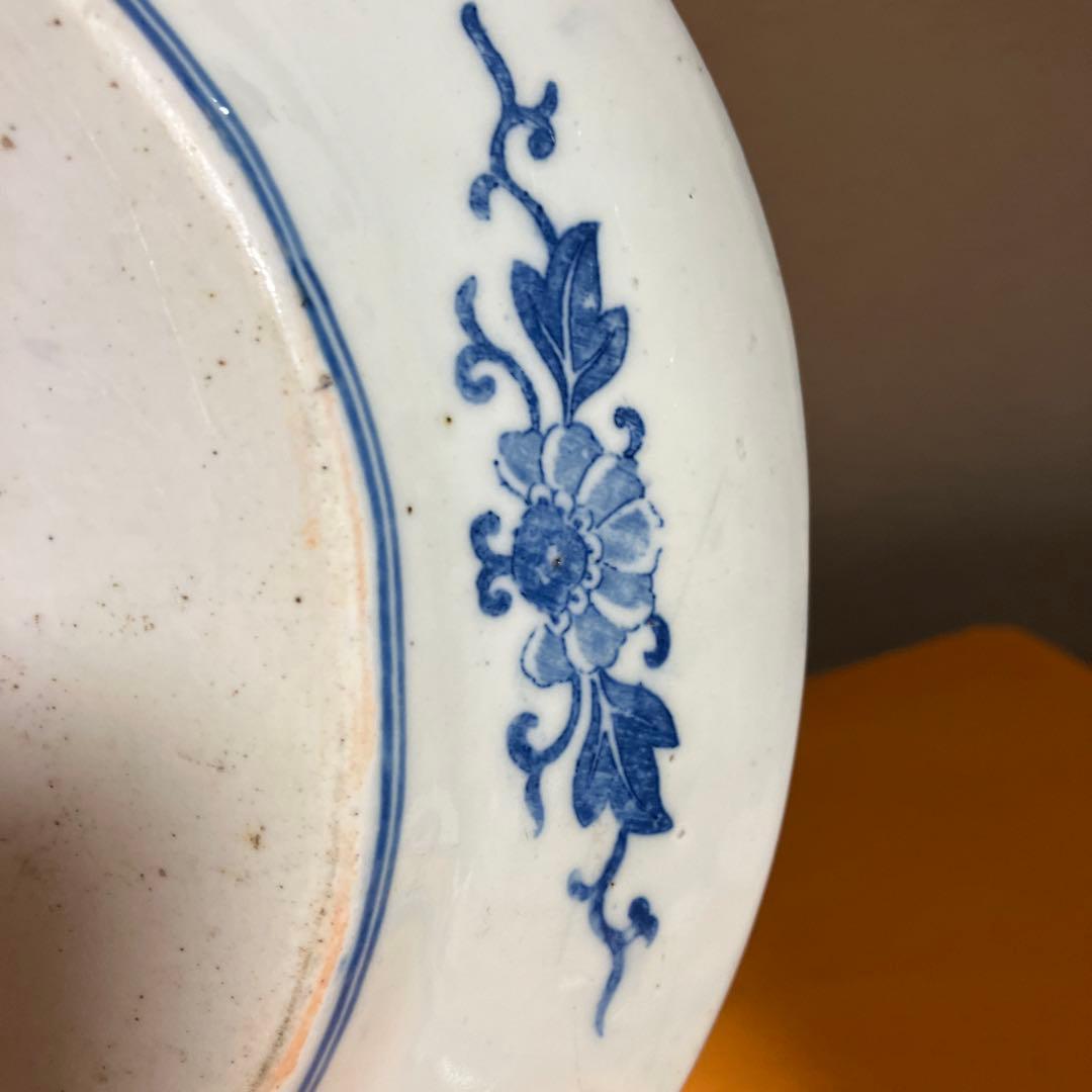 古伊万里　楕円皿　古美術